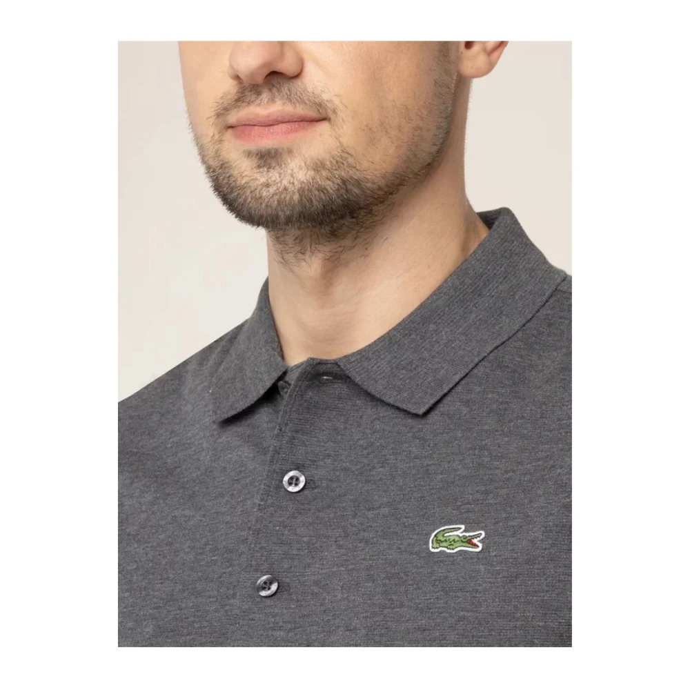 Lacoste Regular Fit Polo Shirt Grijs Gray Heren