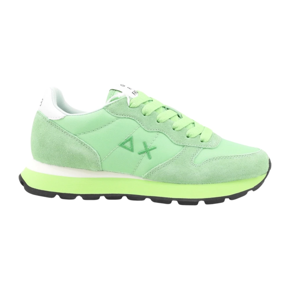Sun68 Women's Green Sneakers, 3 Uk, Ally Solid Sneaker