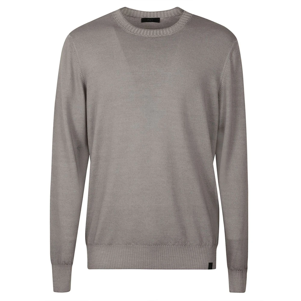 Fay Stijlvolle Gebreide Top Gray Heren