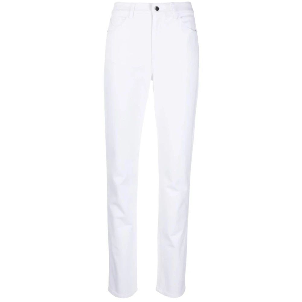 Emporio Armani Slim-fit Jeans White Dames