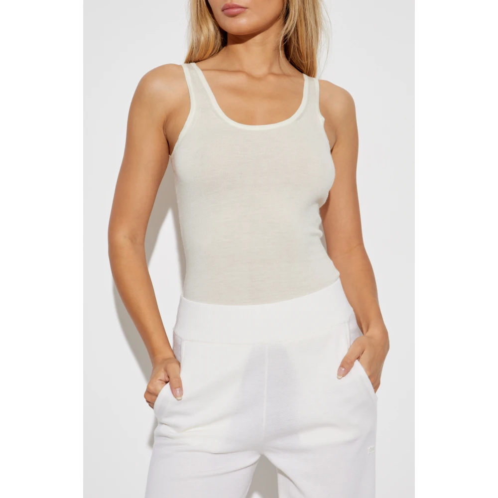 Max Mara Kasjmier Top White Dames