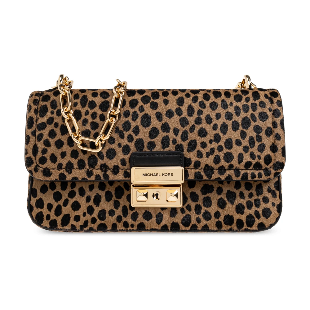 Michael Kors Schoudertas Tribeca Brown Dames