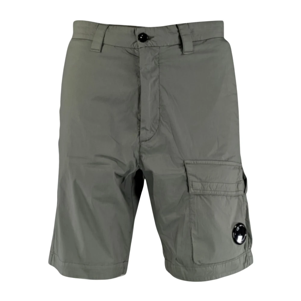 C.p. Company Men's Green Casual Shorts, L, Bermuda Cargo