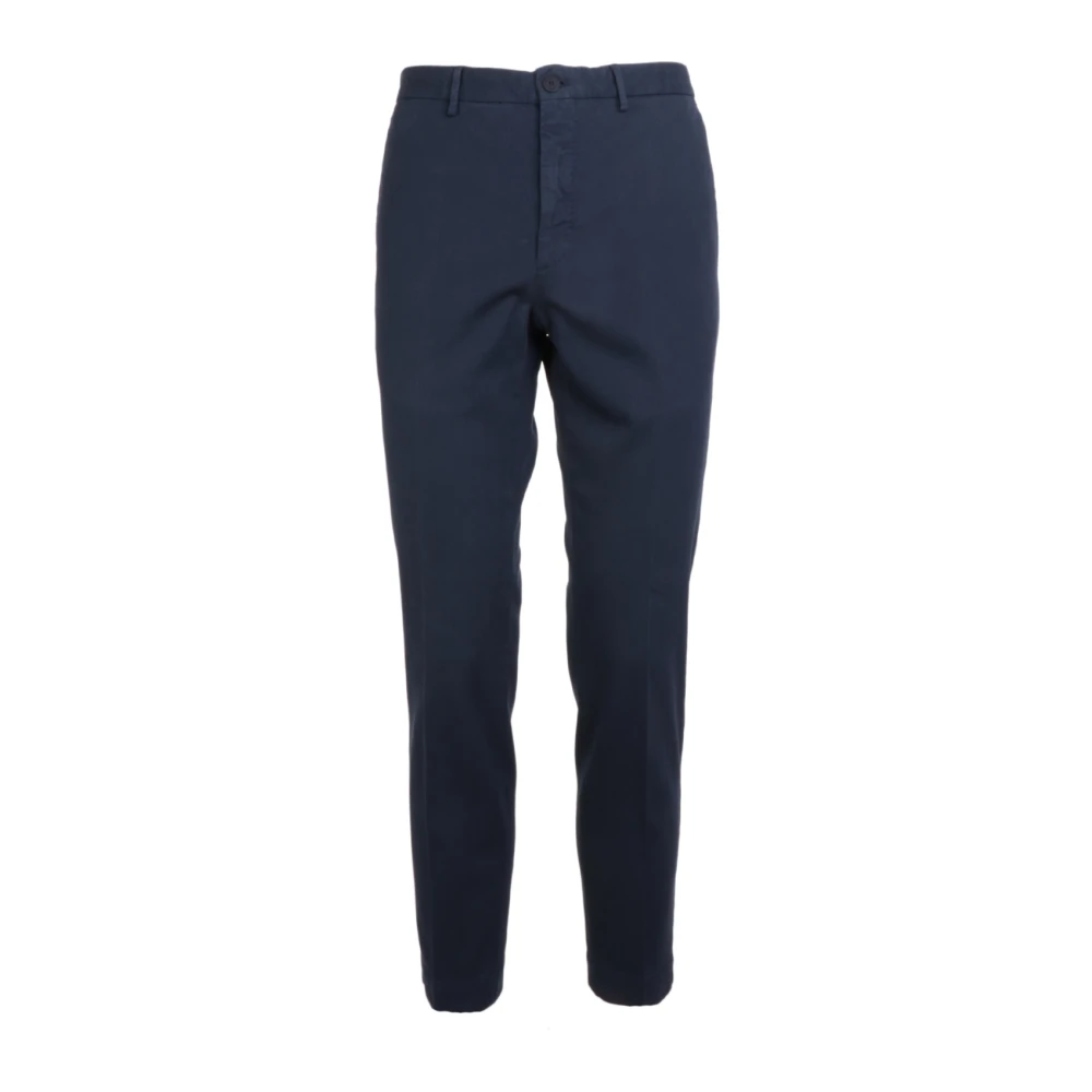 Incotex Mannelijk Blauw Broeken Heren, M, Chino`S
