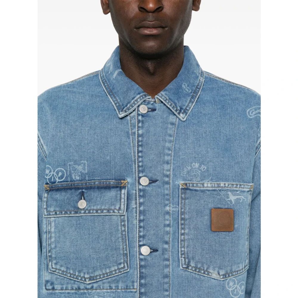 Carhartt WIP Stamp Jack Blue Heren