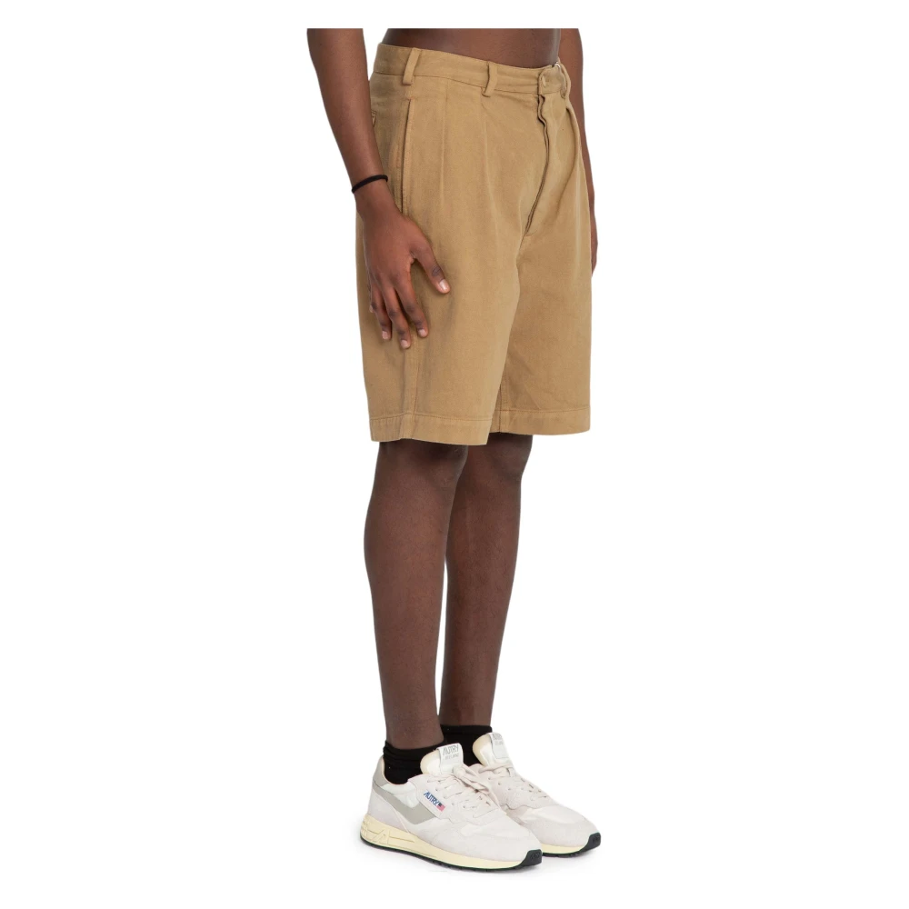 Sunflower Stijlvolle Geplooide Shorts Brown Heren