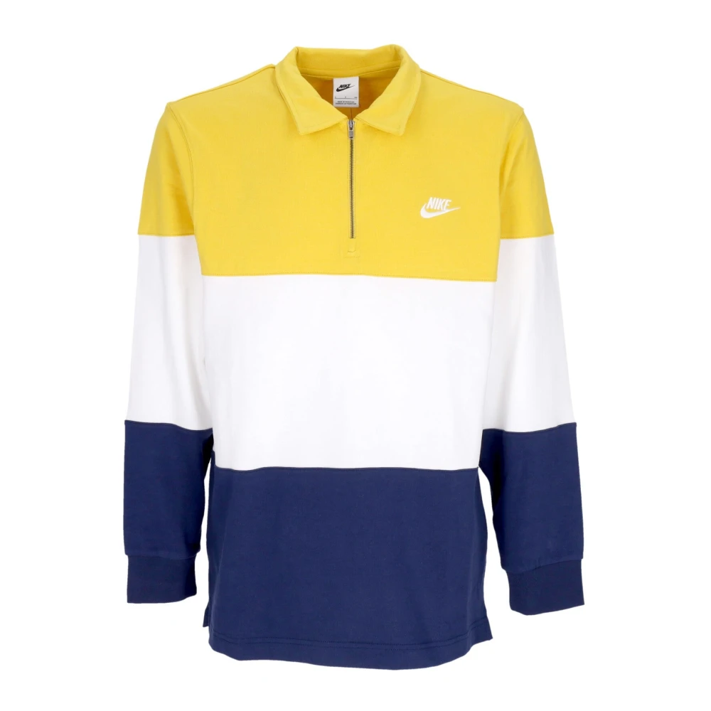 Nike Colorblock Long Sleeve Polo Shirt Multicolor Heren