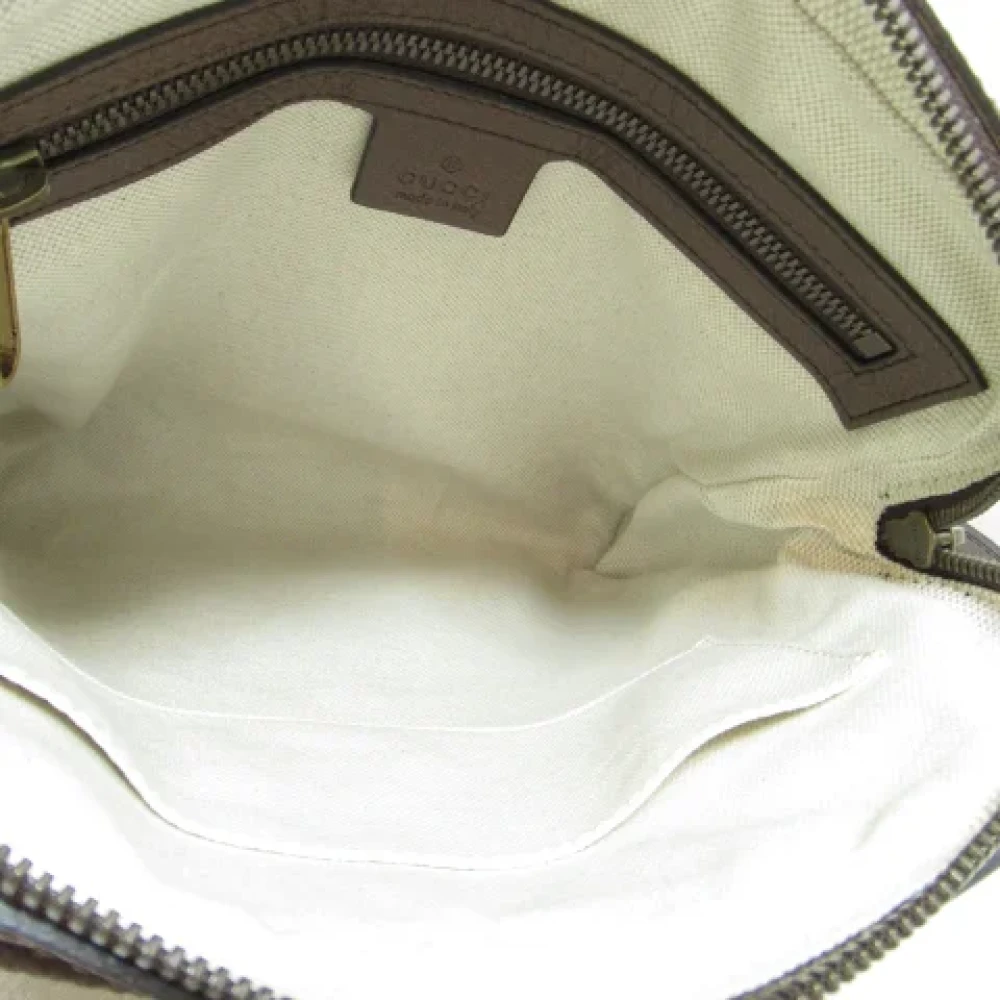Gucci Vintage Pre-owned Canvas shoulder-bags Beige Dames