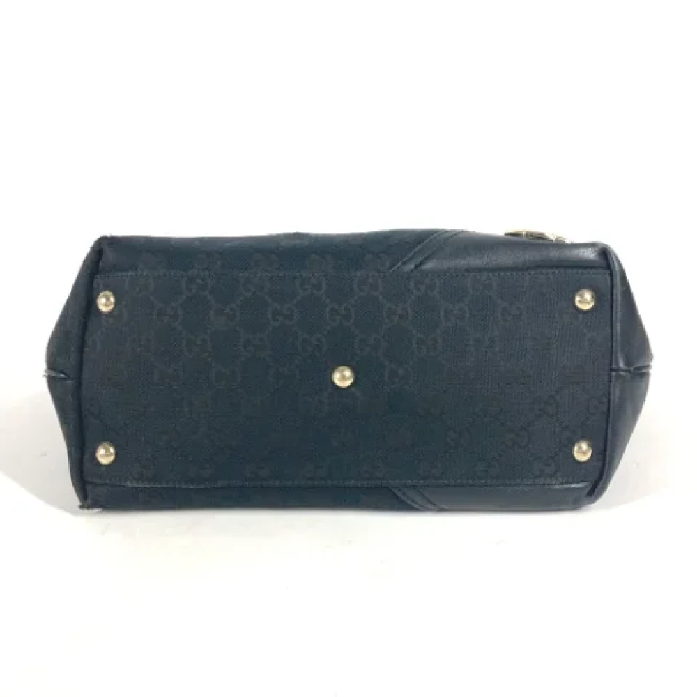Gucci Vintage Pre-owned Canvas totes Black Dames