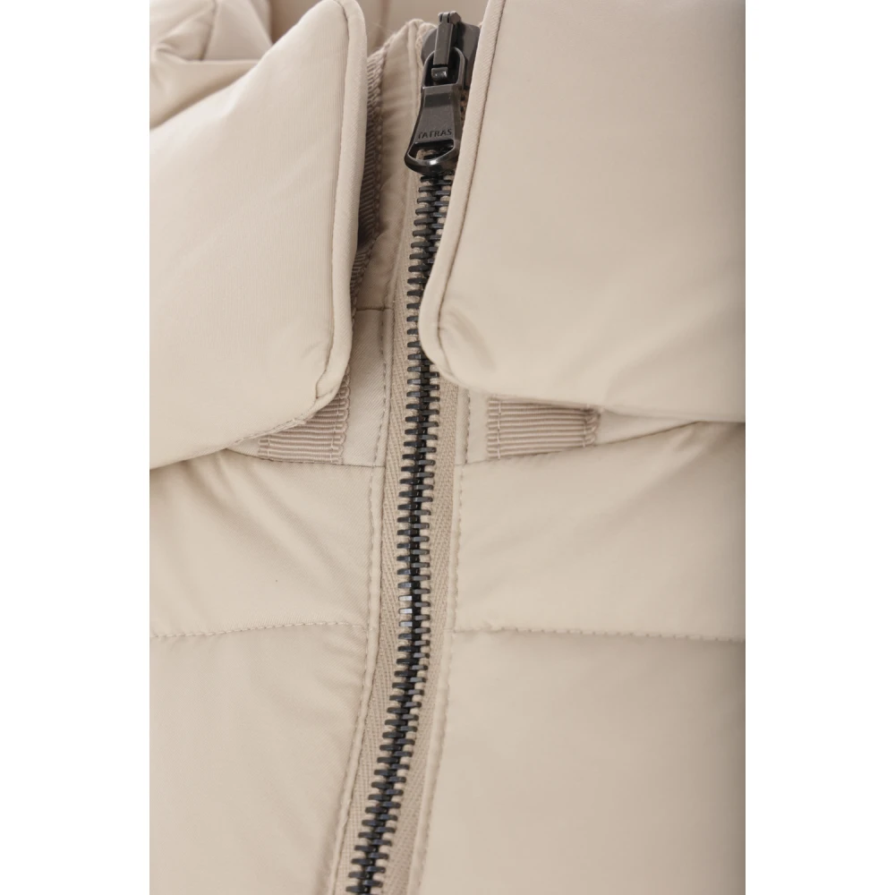 Tatras Licht Beige Nylon Twill Gewatteerde Jas Beige Dames