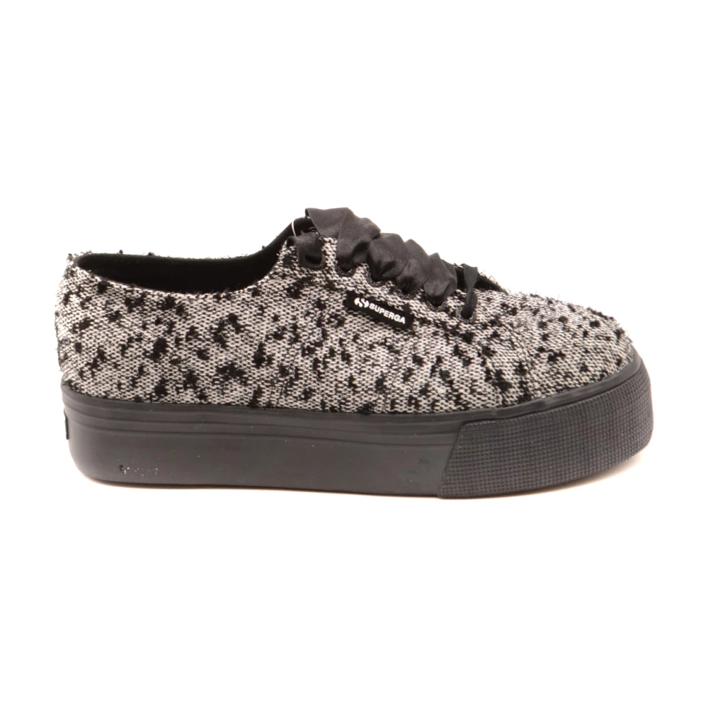 Superga Donna Nero Scarpe, 38 Eu, New,