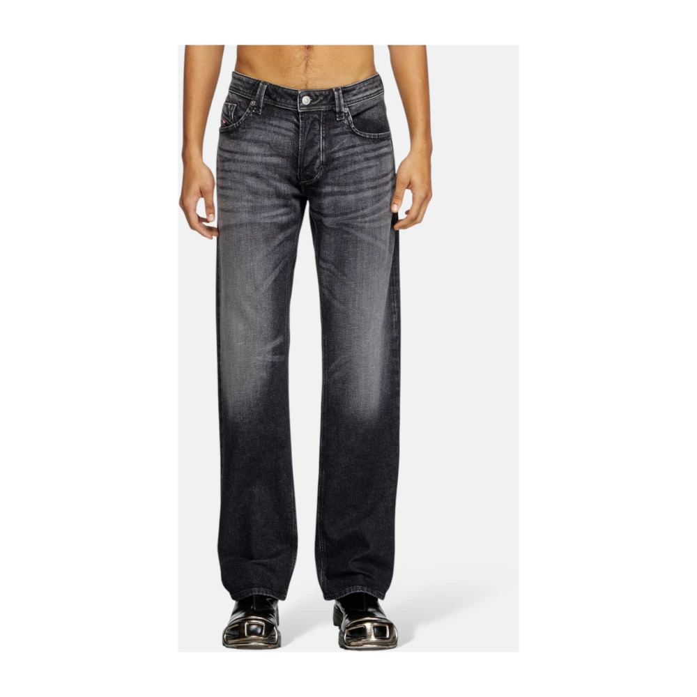 Diesel 1985 Larkee Regular Jeans Eigentijdse Stijl Black Heren
