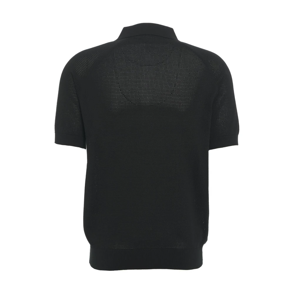 Paolo Pecora Zwarte T-shirts & Polos voor Heren Black Heren