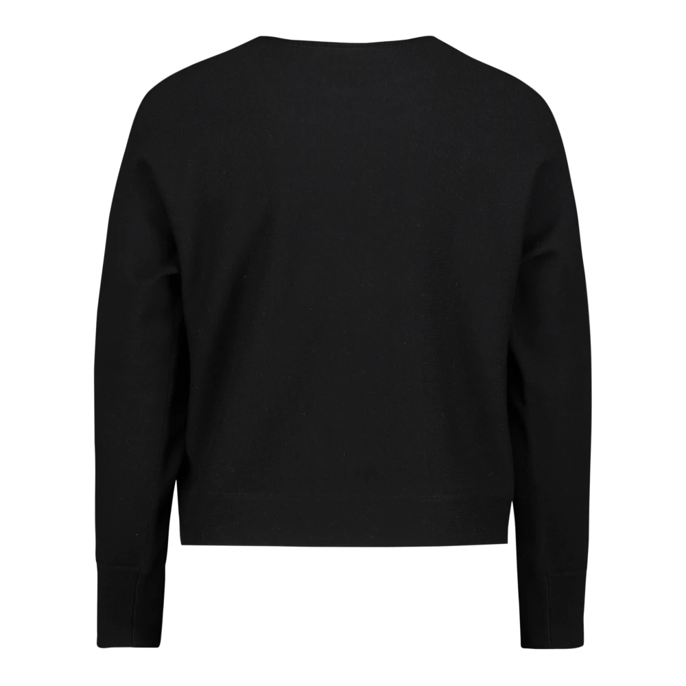 Betty Barclay Trendy Gebreide Trui met Strikceintuur Black Dames