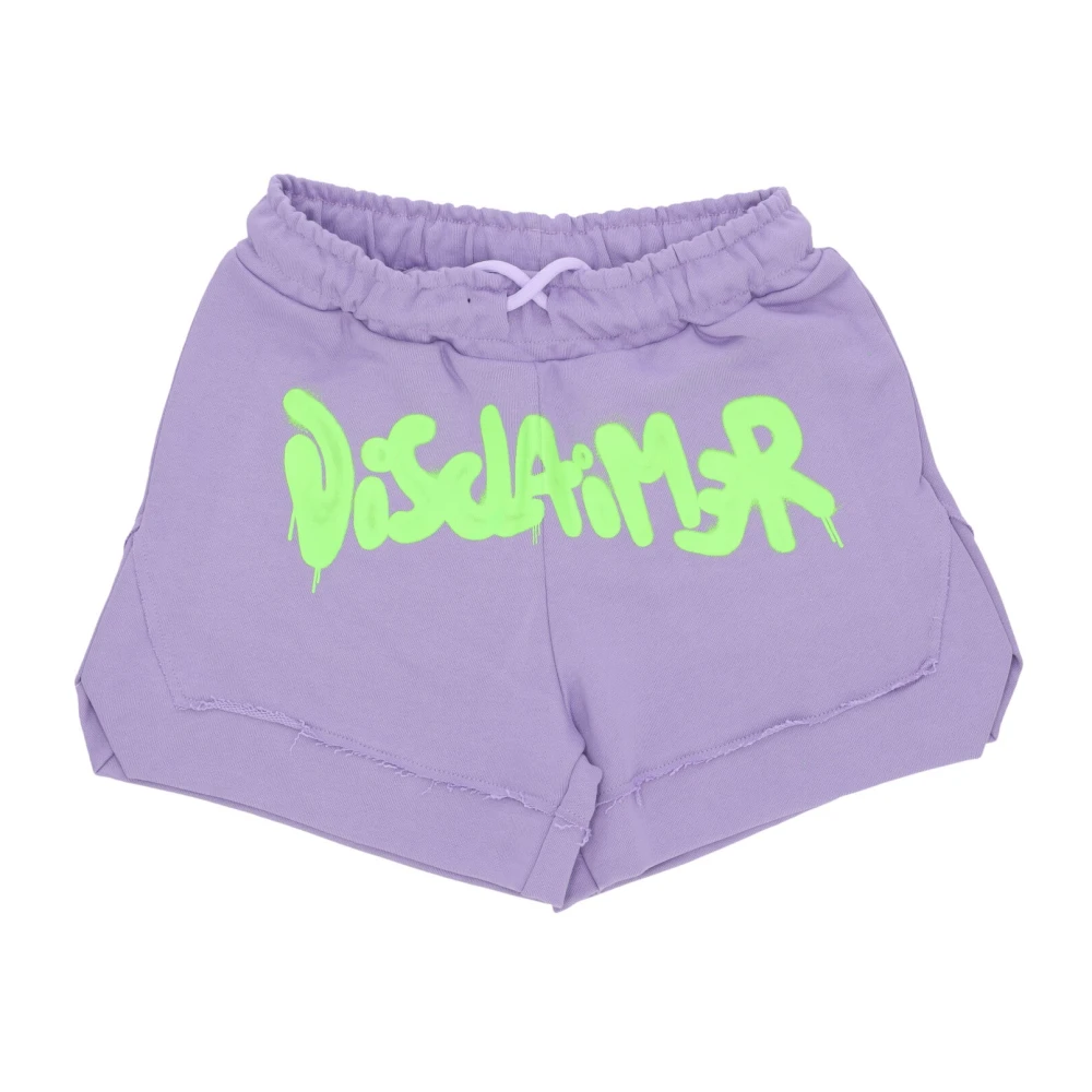 Disclaimer Logo Short Lilac Lime Streetwear Purple Dames