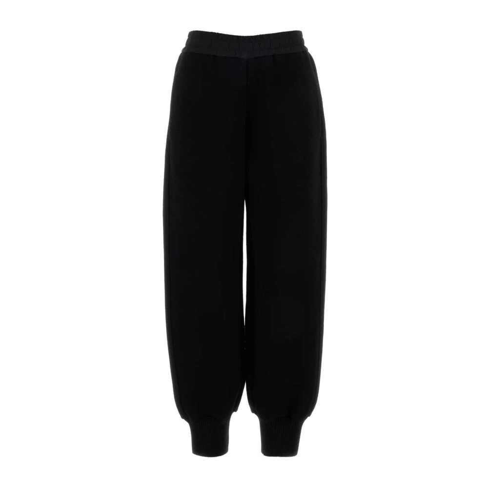 Jil Sander Women's Black Wool Blend Joggers