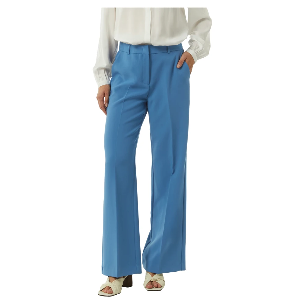 comma Slimme Taille Marlenebroek Blue Dames