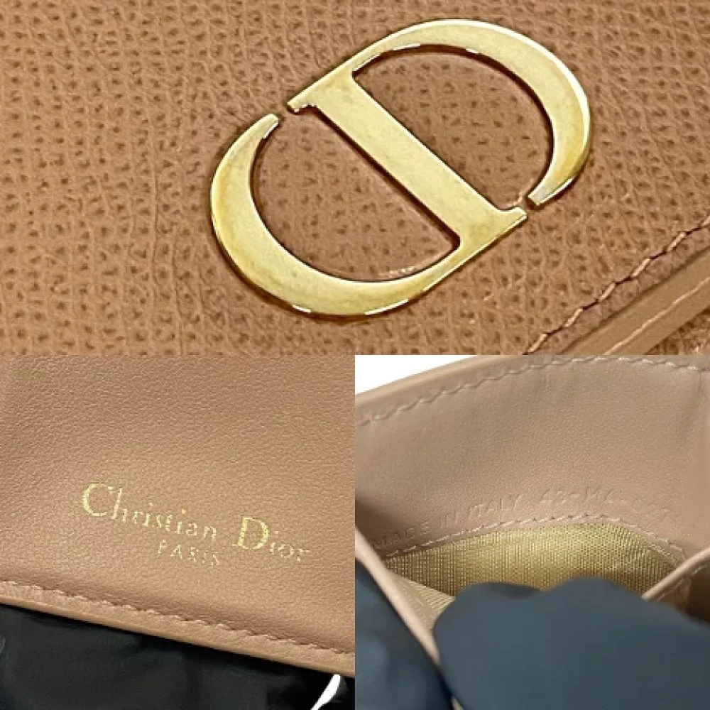 Dior Vintage Pre-owned Leather wallets Pink Dames