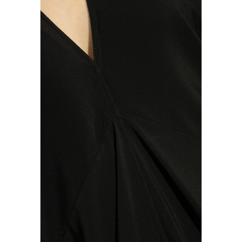 Rick Owens Jurk Tommykite Black Dames
