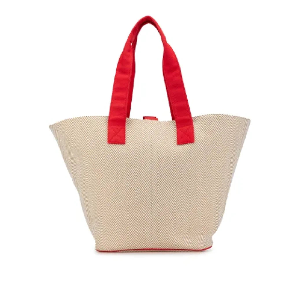 Hermès Vintage Pre-owned Canvas totes Beige Dames