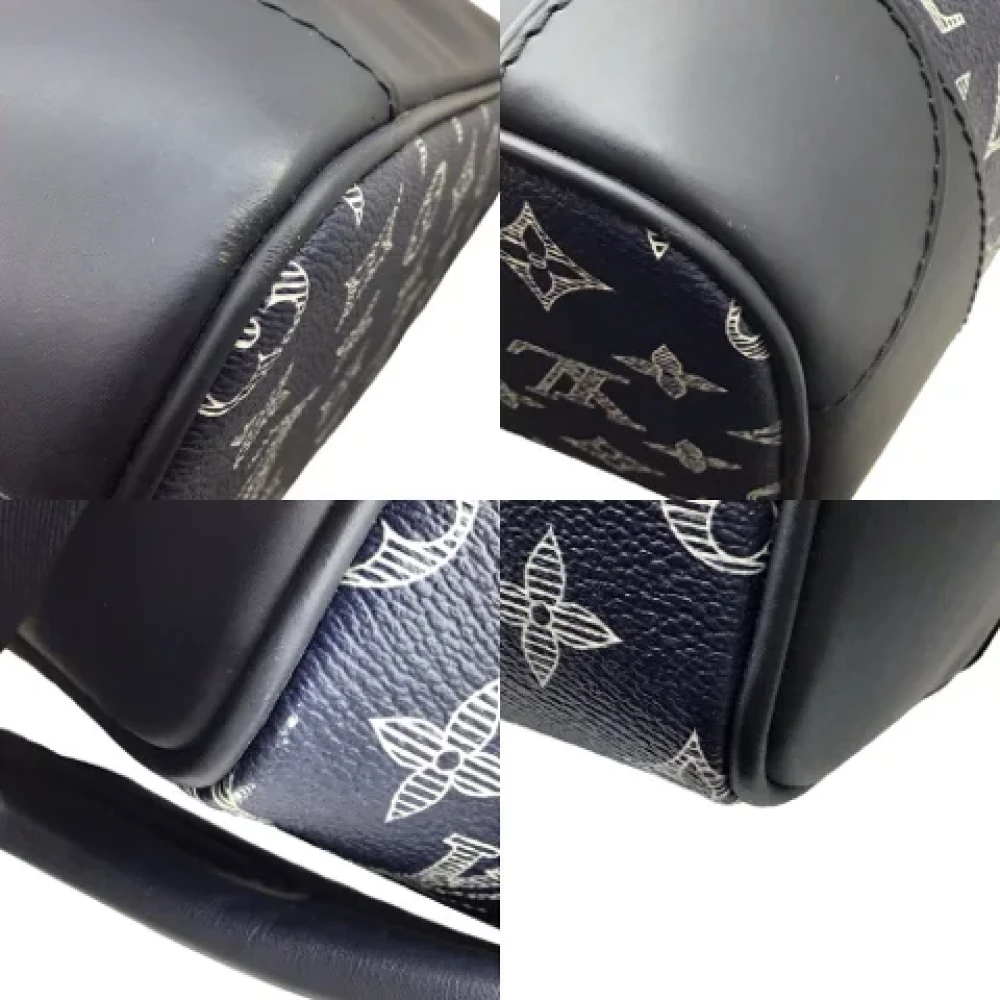 Louis Vuitton Vintage Pre-owned Canvas backpacks Blue Dames