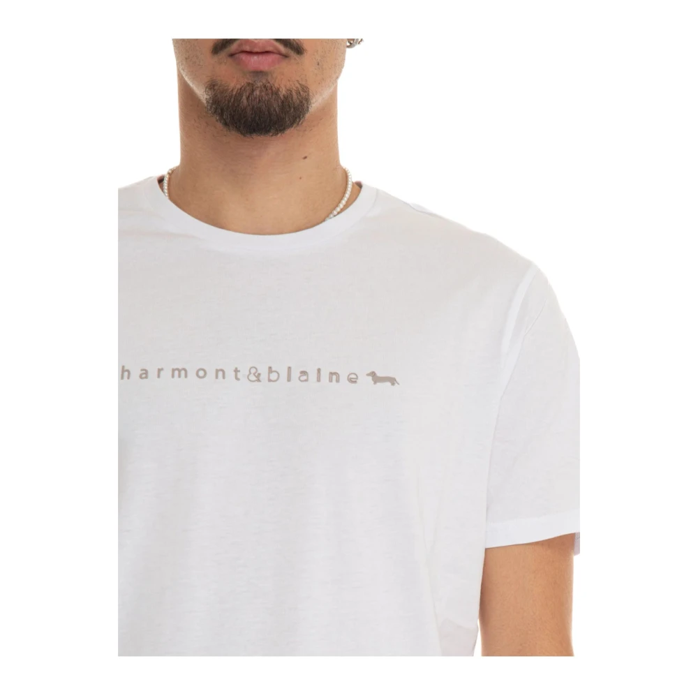 Harmont & Blaine Korte Mouw T-shirt White Heren
