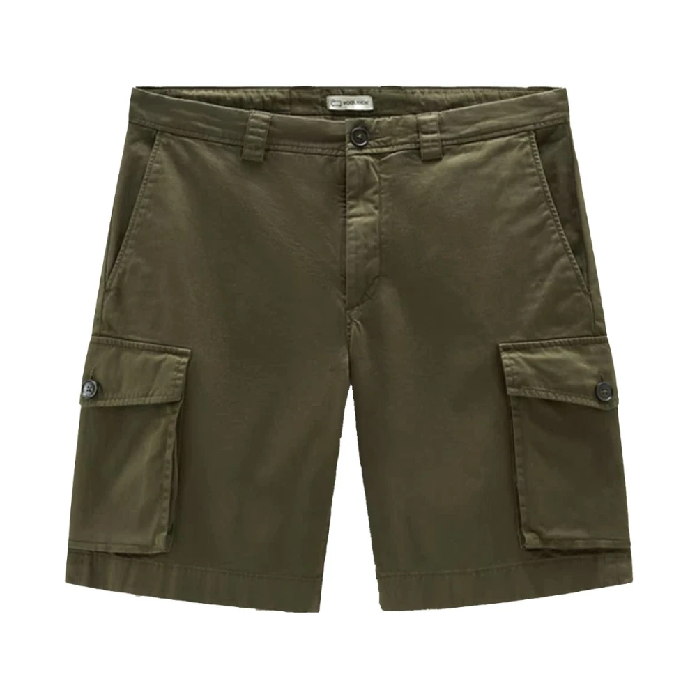 Woolrich Klassieke Cargo Shorts Green Heren