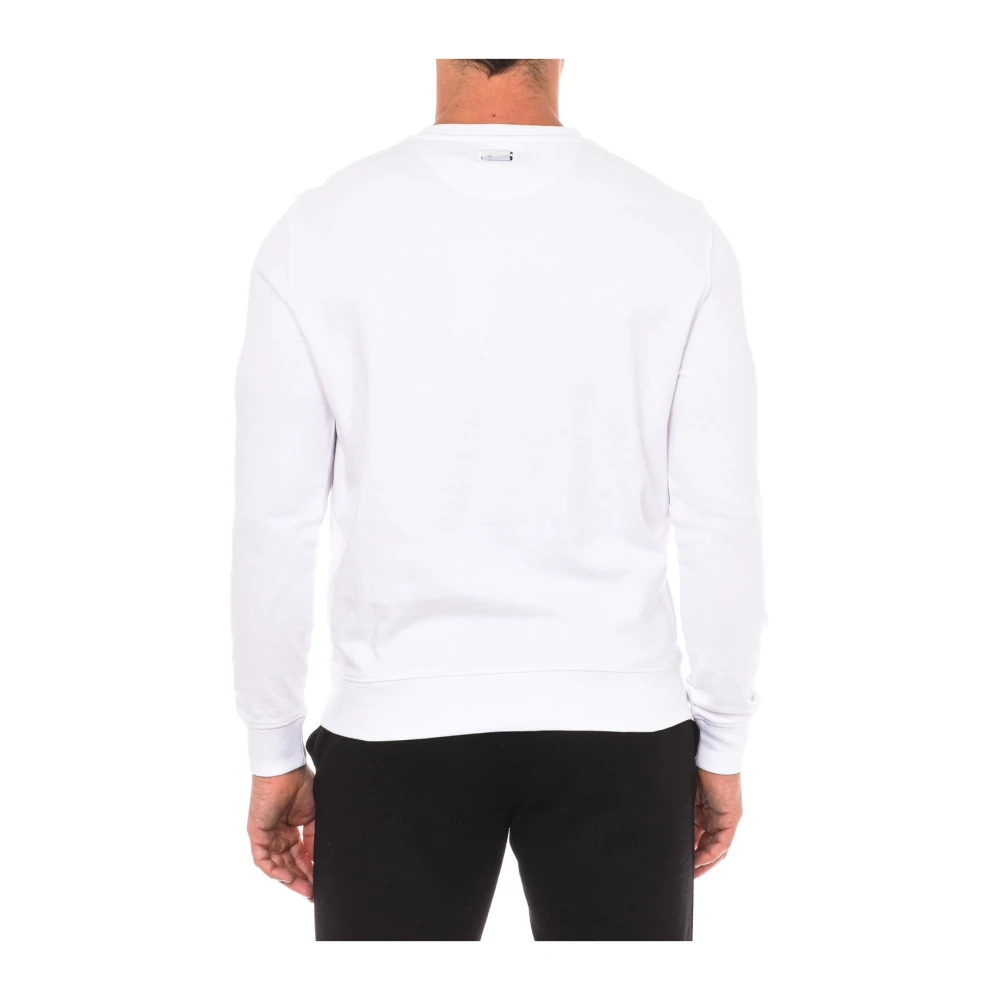 U.s. Polo Assn. Ronde Hals Sweater White Heren