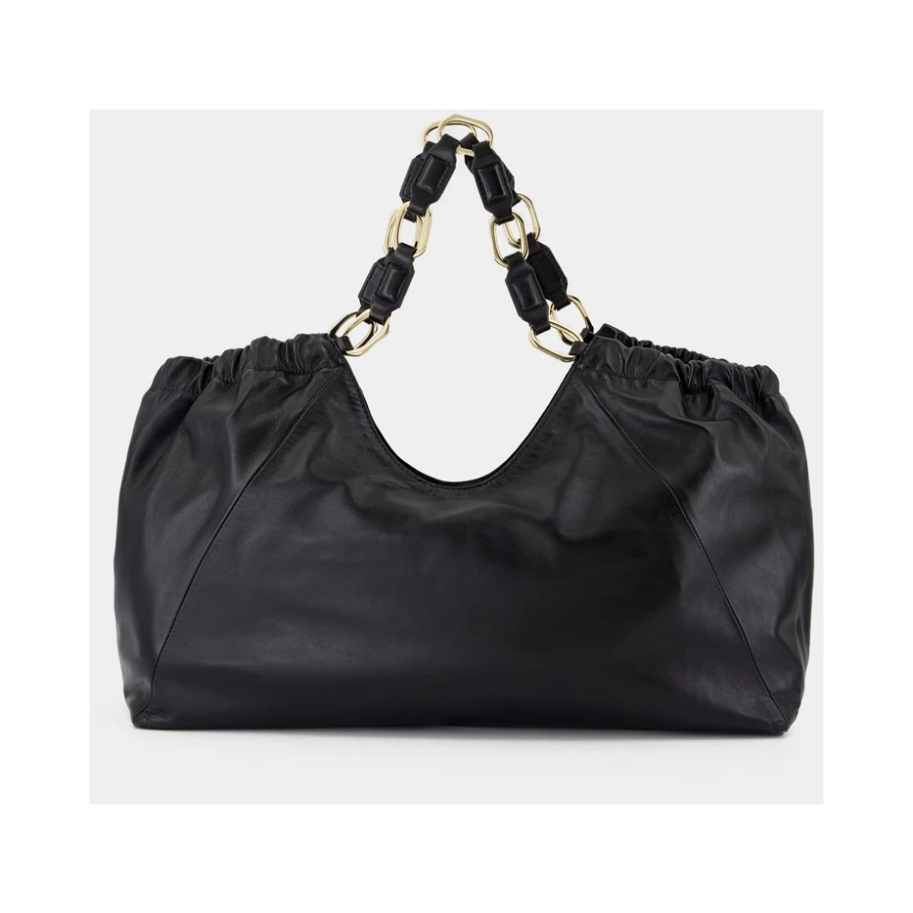 Anine Bing Quilted Leder Tote Bag Black Dames