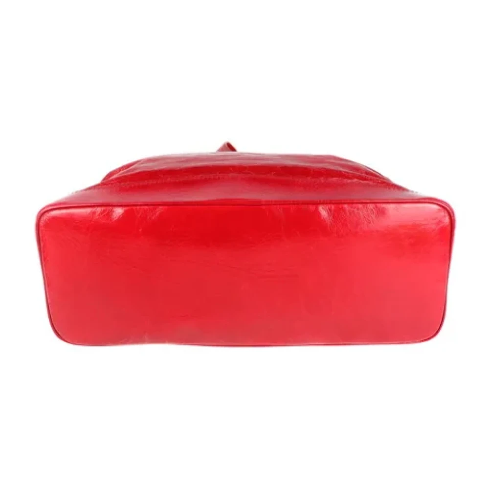 Celine Vintage Pre-owned Leather shoulder-bags Red Dames
