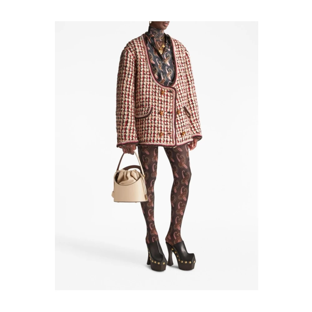 ETRO Schoudertassen met Secchiello-stijl Beige Dames