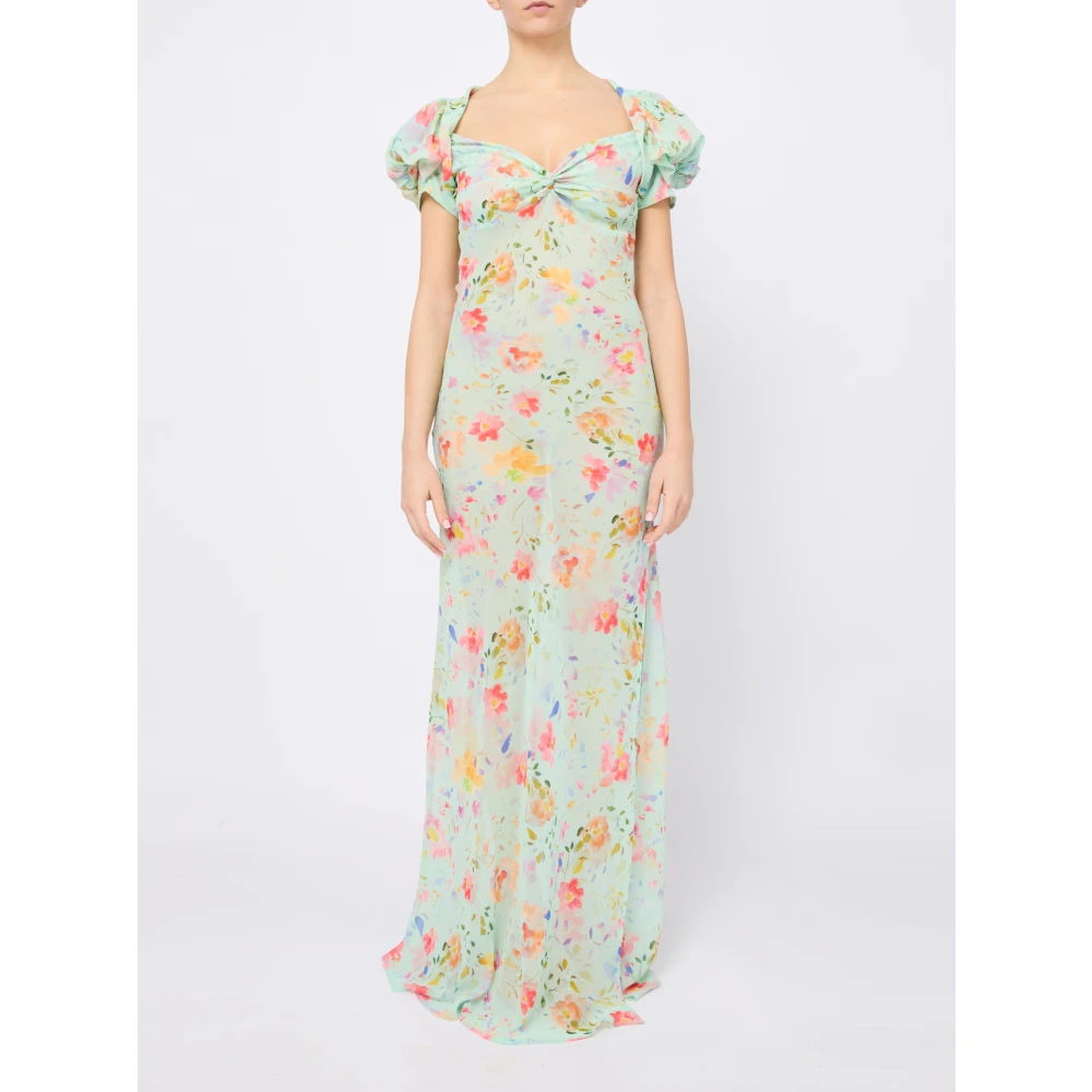 Mar De Margaritas Groene Bloemenjurk Collectie Green Dames