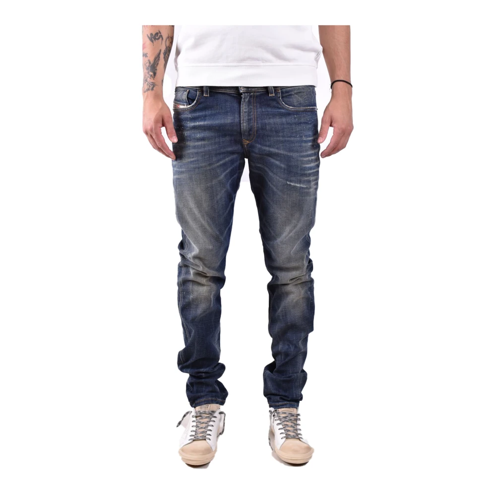 Diesel Heren Jeans Denim Ss24 Blue Heren
