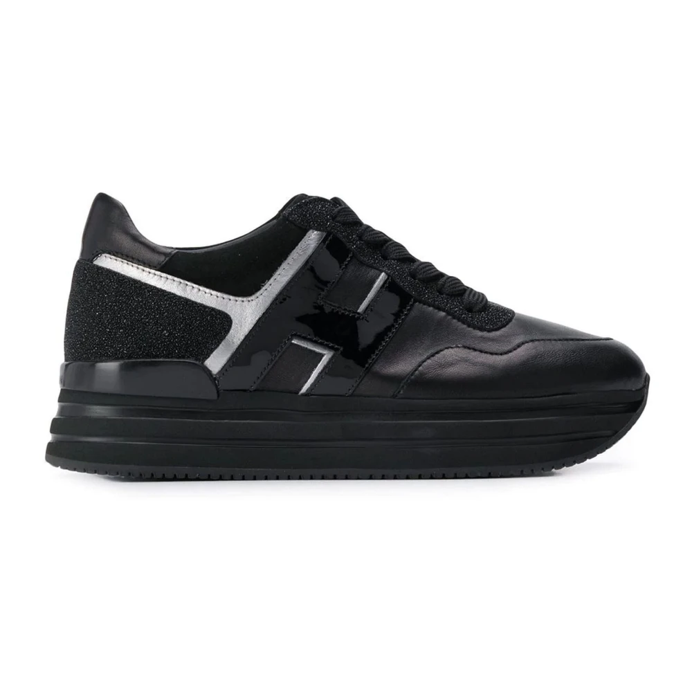 Hogan Midi H222 Sneakers Dames Schoenen Zwart
