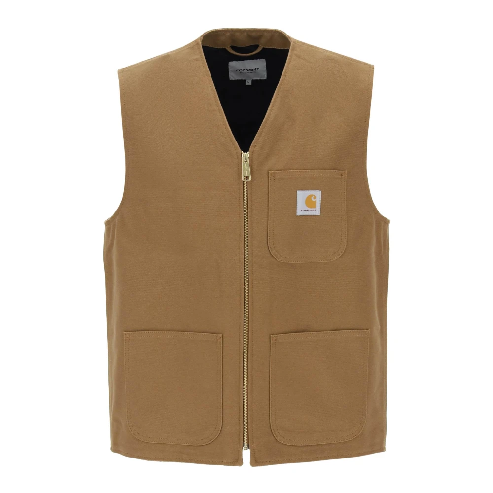 Carhartt WIP Arbor Vest Bodywarmers Heren rigid Hamilton Brown maat: XL beschikbare maaten:S M L XL