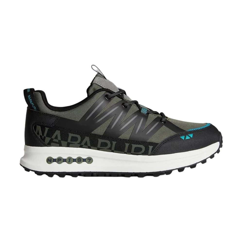 Napapijri Groene Urban Sneakers met 3D Logo Heren Schoenen