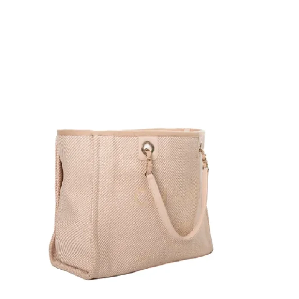 Chanel Vintage Pre-owned Canvas chanel-bags Pink Dames