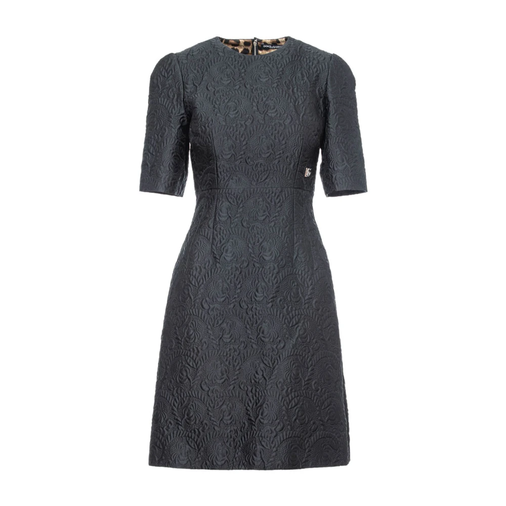Dolce & Gabbana Elegante Zwarte Jurk voor Vrouwen Black Dames