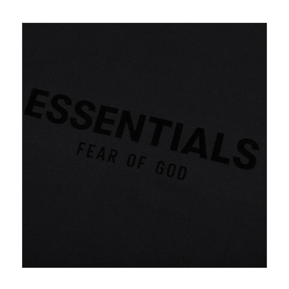Fear Of God Zwarte Logo Sweatshirt Black Heren