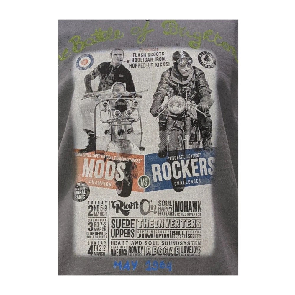 BOB Grijze Crew Neck Sweatshirt Battle of Brighton Gray Heren