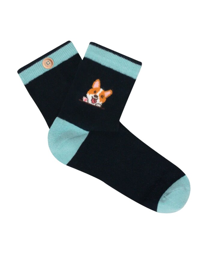 chaussettes-bleues-a-motifs-inseparables