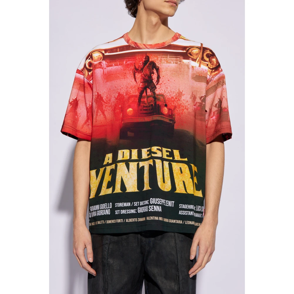 Diesel T-Boxt-Adventure T-shirt Multicolor Heren