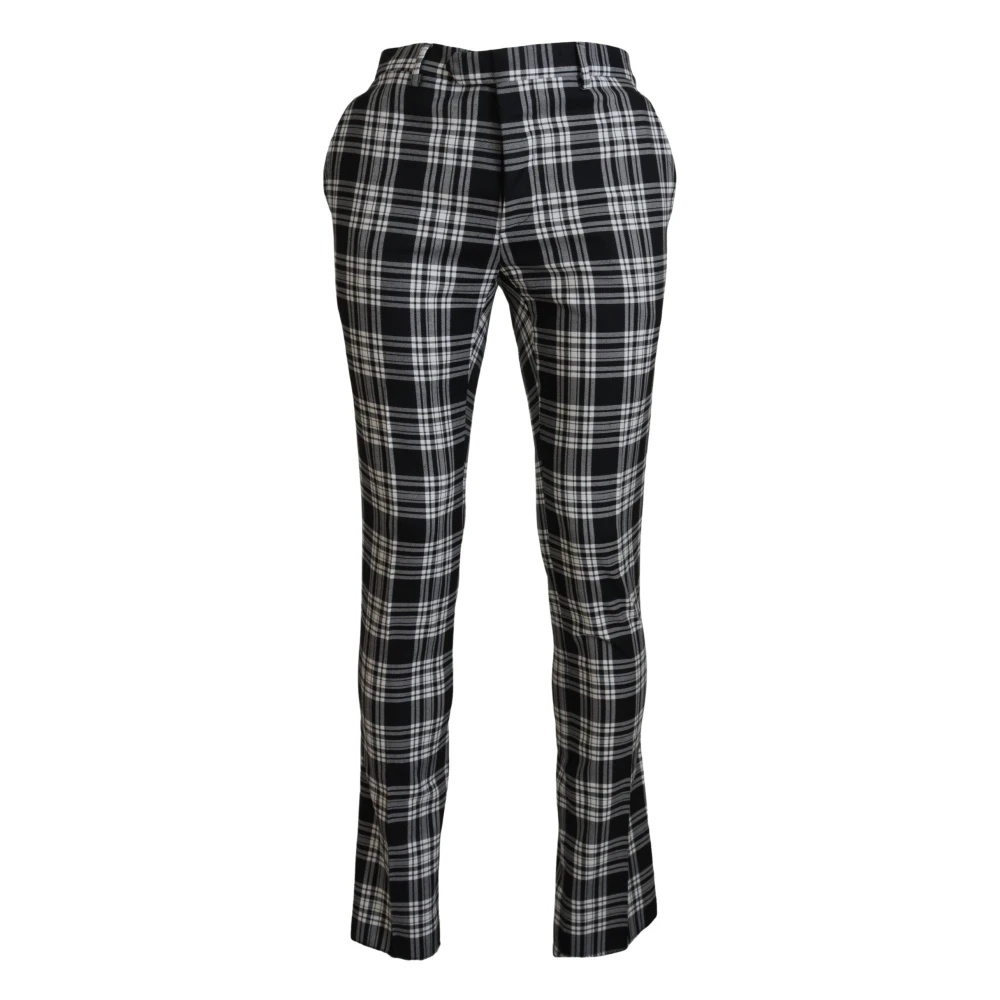 Bencivenga Elegante Zwarte Katoenen Herenbroek Black Heren
