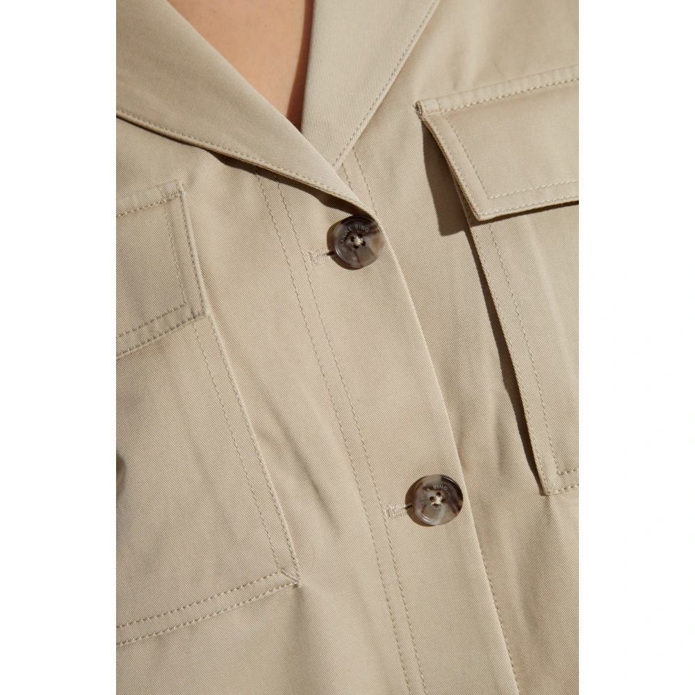Anine Bing Jas met zakken Beige Dames