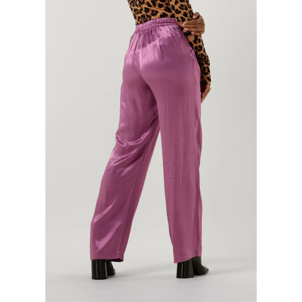 Amaya Amsterdam Paarse Abby Pants Dames Broeken Purple Dames