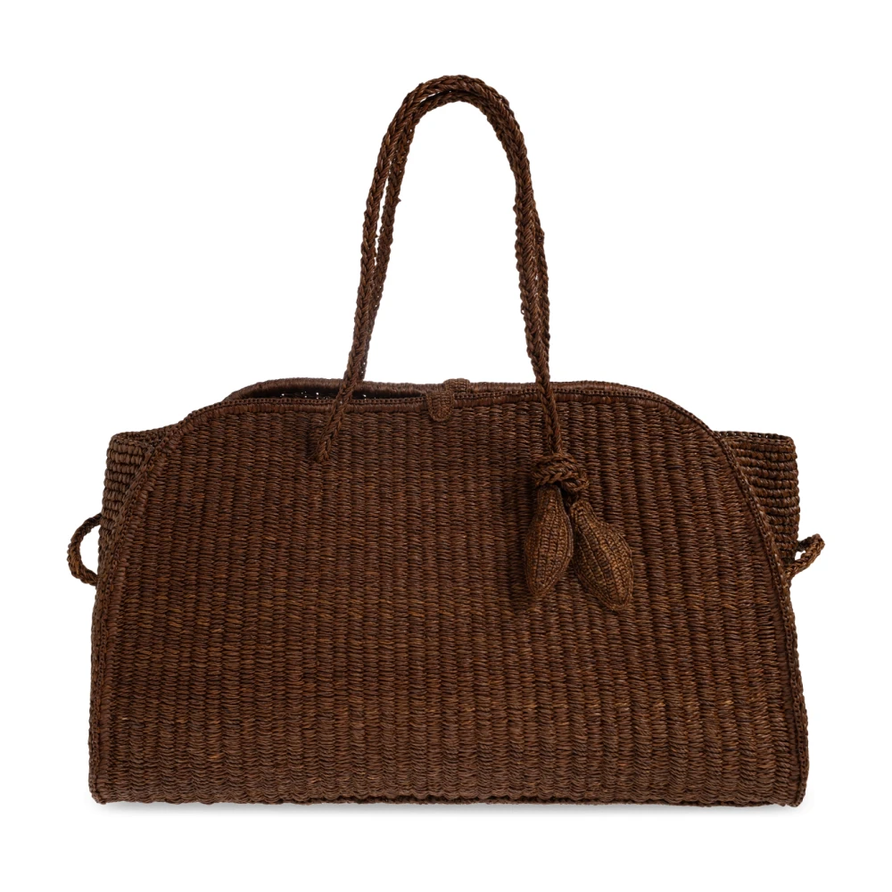 Jacquemus Brown Weekend Bags, Unisex, One Size, Turismo Large Bag