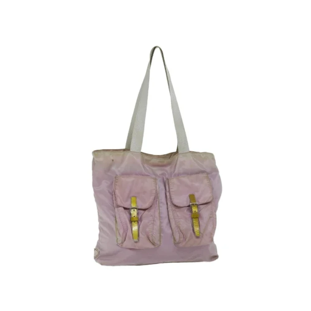 Prada Vintage Pre-owned Nylon prada-bags Pink Dames