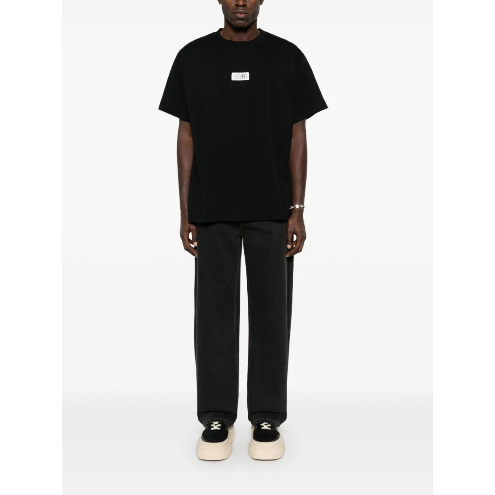 MM6 Maison Margiela Katoenen T-shirt Black Heren