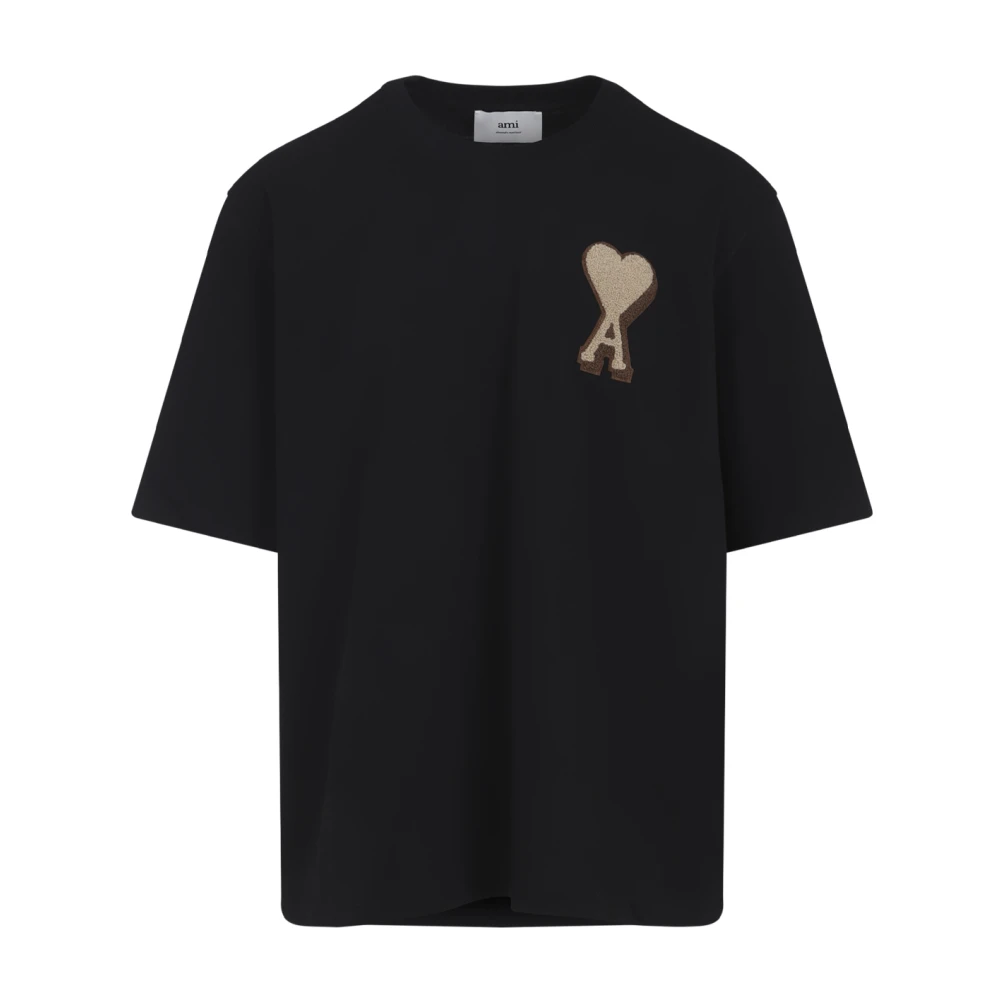 Ami Paris Men's Black Classic T-Shirt For
