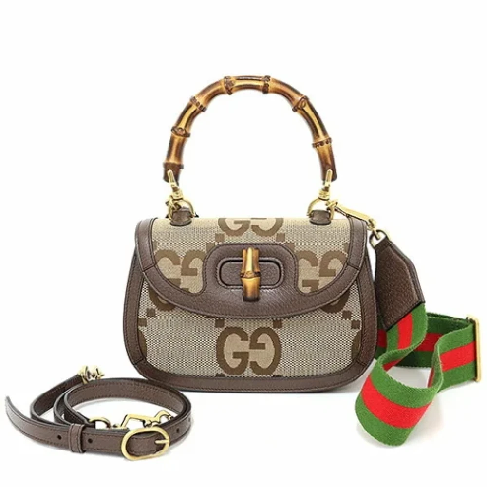 Gucci Vintage Pre-owned Tyg gucci-vskor Beige, Dam